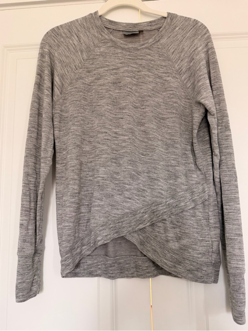 Athleta Serenity Criss Cross Sweatshirt
